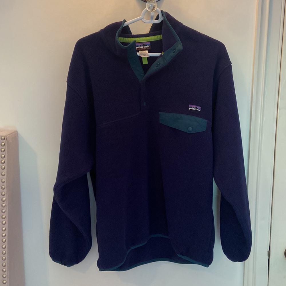 PATAGONIA Men's Navy Synchilla® Snap-T® Fleece Pullover